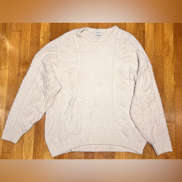 Sunday Best Cream Cable Knit Sweater - Picture 1 of 5